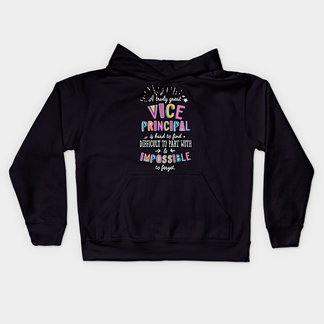 A truly Great Vice Principal Gift - Impossible to forget Kids Hoodie by BetterManufaktur